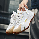 Tênis esportivos masculinos confortáveis e casuais, com cadarço e mesh, respiráveis e leves para atividades físicas indoor e Outdoor Fitness