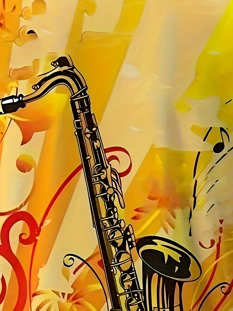 Camiseta de golfe estampada com listras gráficas de saxofone para homens, tendência de verão com mangas curtas para tênis