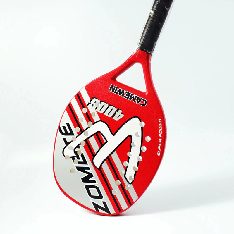 Raquete de tênis de praia Camewin Original,Leve de fibra de carbono  ou fibra de vidro,produto profissional e com capa protetora launch