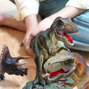 Dinossauro Jurássico Indominus Rex Tyrannosaurus Velociraptor Animals Modelo Action Figures Simulação Brontosaurus Stegosaurus Brinquedos