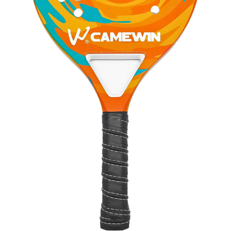 Raquete de tênis de praia Camewin Original,Leve de fibra de carbono  ou fibra de vidro,produto profissional e com capa protetora launch