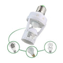 Sensor de presença com fotocélula para lâmpada soquete E27