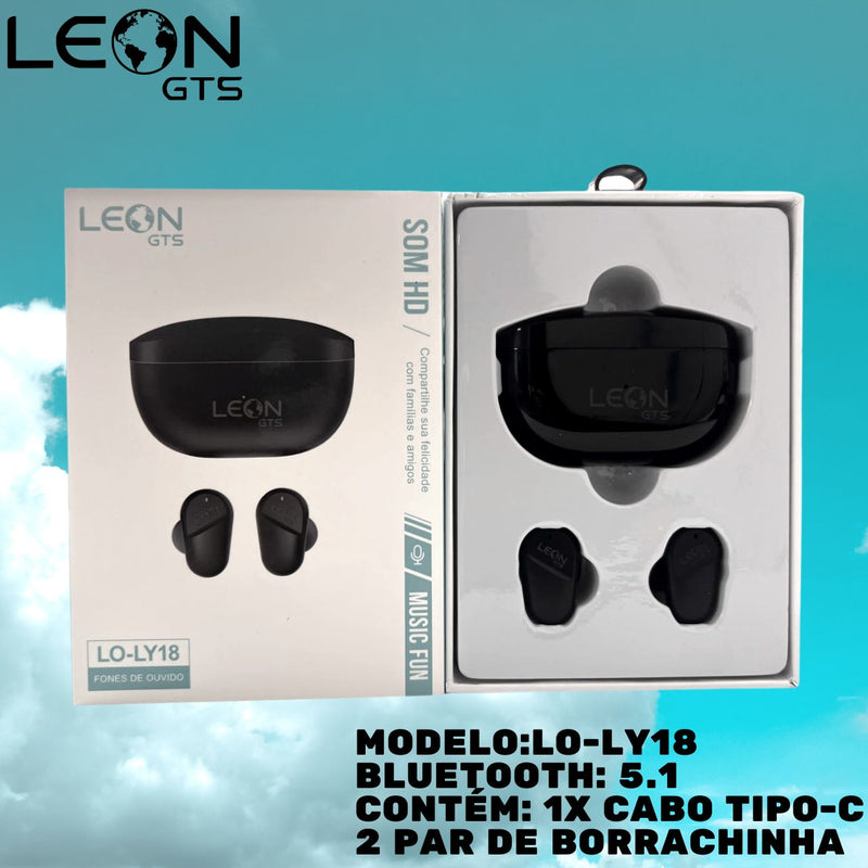 Fone Bluetooth 5.0 De Ouvido Sem Fio Esportivo Estojo de Carregamento Portátil Ergonômico Estéreo Anti Ruídos LO-LY18
