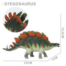 Dinossauro Jurássico Indominus Rex Tyrannosaurus Velociraptor Animals Modelo Action Figures Simulação Brontosaurus Stegosaurus Brinquedos
