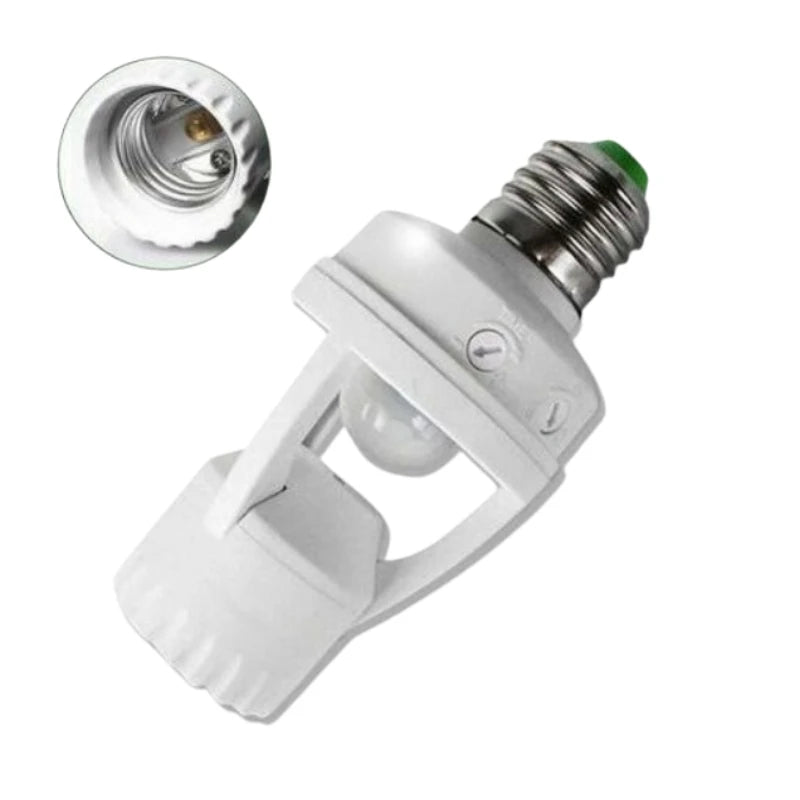 Sensor de presença com fotocélula para lâmpada soquete E27