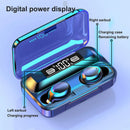 Fone De Ouvido Sem Fio F9-5 Display Led Power Bank Audio Premium M10