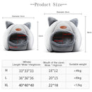 Casinha para Animais de Estimação Tenda Aconchegante Camas da Caverna Cama Coberta Cama Gato