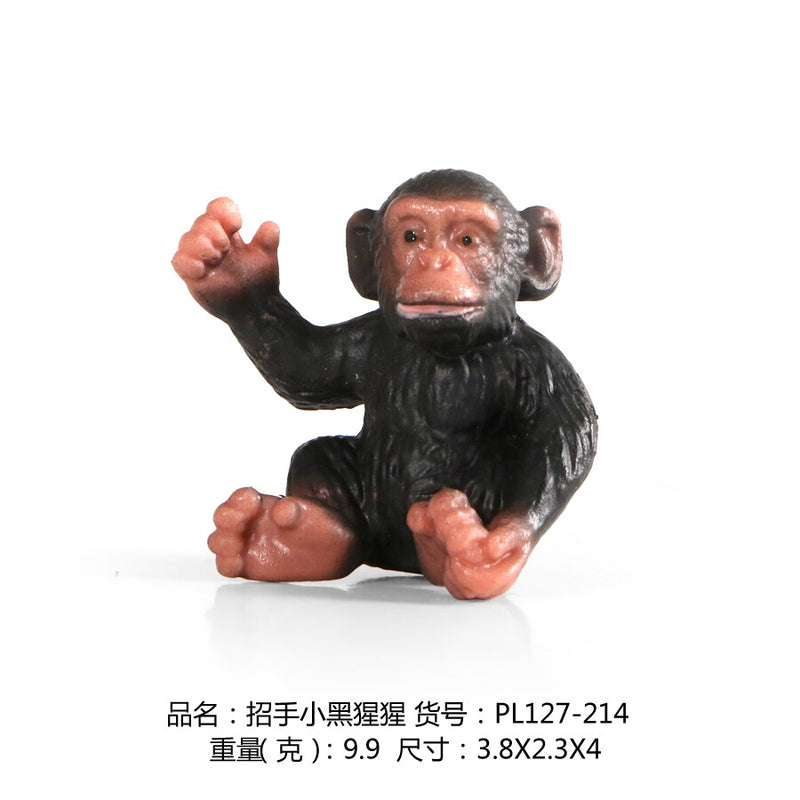 Mine Macacos da Floresta,Animais Selvagens, chimpanzé e família mandril,macaco modelos de simulação