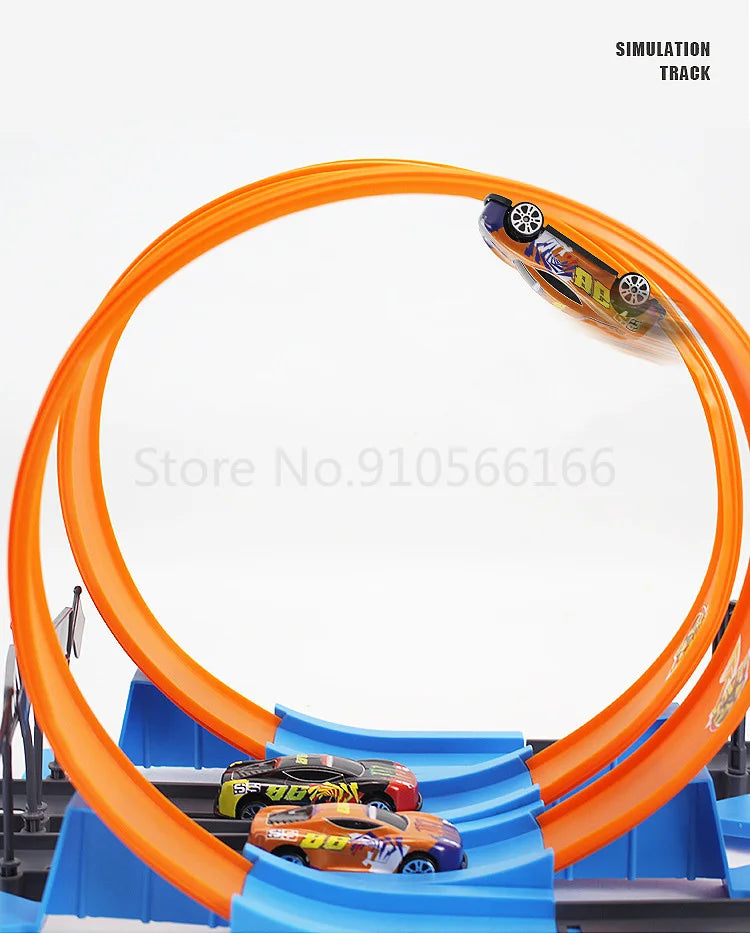 Pista de Corrida Metal Racing,Montanha Russa o Brinquedo que é o Sonho  das Crianças.