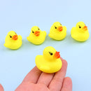 Brinquedos de Banho Flutuantes Para Crianças, Mini Anéis de Natação,Patos Amarelos,Rede de Pesca,Brinquedos Para Crianças,Diversão Aquática,5 Peças Por Conjunto