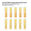 Palhetas Para Sax Alto Mib Caixa com 10 UN Saxophone Reeds  Sax Traditional Reeds Strength 2.5/ 3.0 Saxophone Accessories