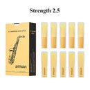 Palhetas Para Sax Alto Mib Caixa com 10 UN Saxophone Reeds  Sax Traditional Reeds Strength 2.5/ 3.0 Saxophone Accessories