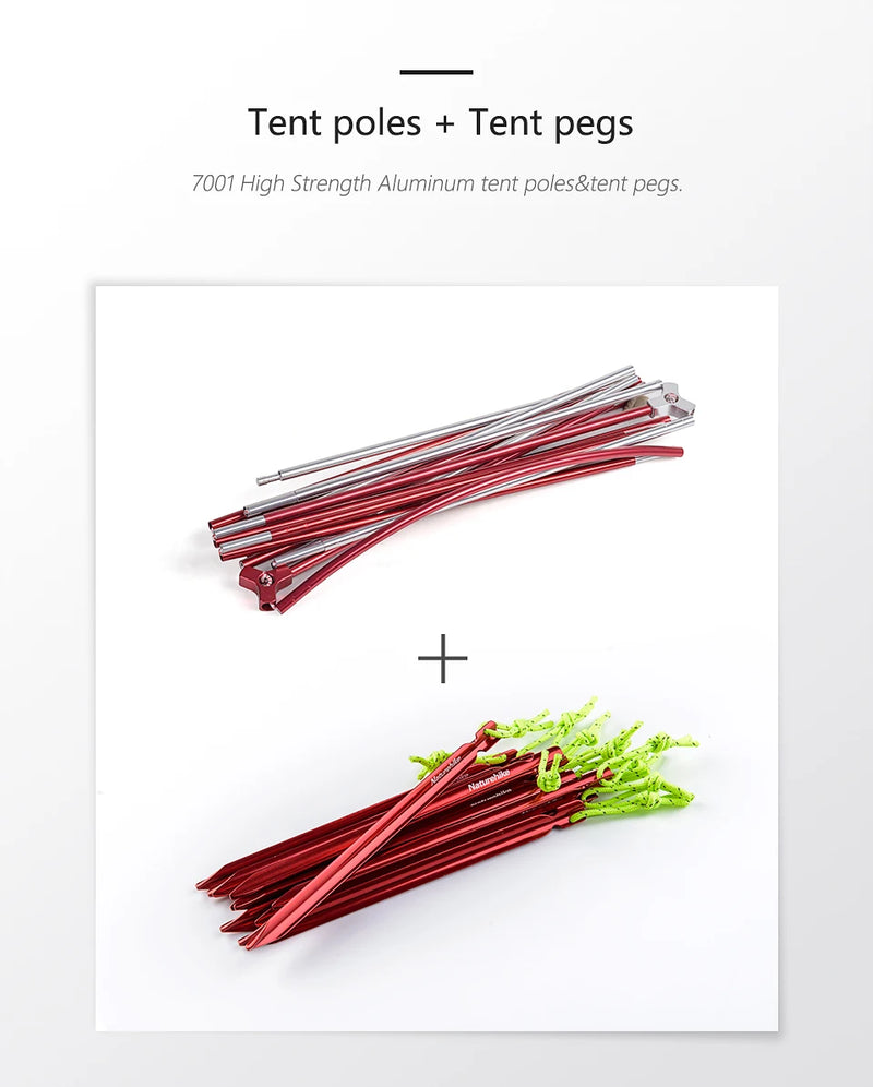 Barraca de Camping,Tenda para 2 Pessoas Ultraleve 20D para Acampamento,Pescas, à Prova D'água.