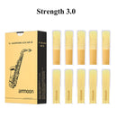 Palhetas Para Sax Alto Mib Caixa com 10 UN Saxophone Reeds  Sax Traditional Reeds Strength 2.5/ 3.0 Saxophone Accessories