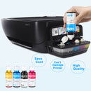 Garrafa de Recarga de Tinta Corante Kit para HP  100ml gt51 gt52 para hp gt5810 gt5820 gt 5810 gt 5820 Para Todos os HP Série GT Tinta de Impressora Jato de Tinta.