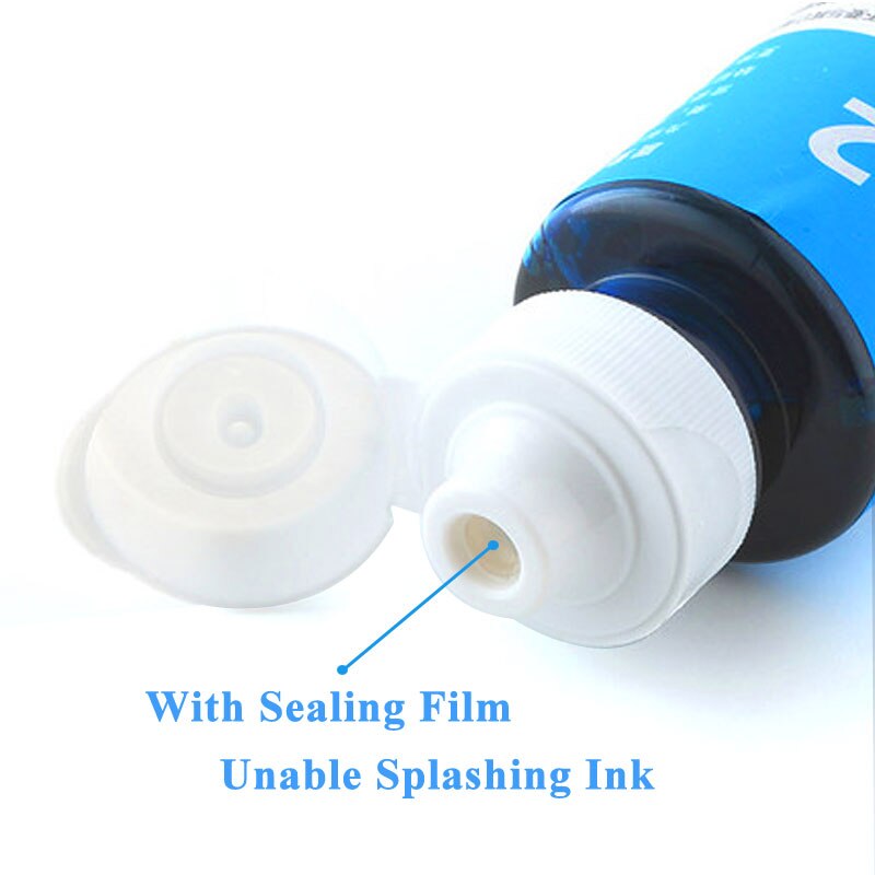 Garrafa de Recarga de Tinta Corante Kit para HP  100ml gt51 gt52 para hp gt5810 gt5820 gt 5810 gt 5820 Para Todos os HP Série GT Tinta de Impressora Jato de Tinta.