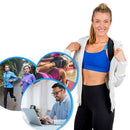 Corretor de postura ajustável unissex com alças nos ombros, melhora a postura para homens e mulheres, recomendado para uso a longo prazo para uma postura melhor (tamanho maior recomendado)