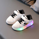 Tênis LED Spiderman para crianças,calçados esportivos para crianças,Sapatos para Meninos e Meninas com luz LED, quente, tamanho 21-30