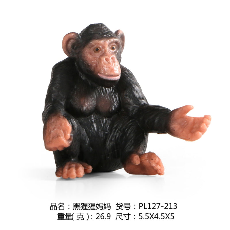 Mine Macacos da Floresta,Animais Selvagens, chimpanzé e família mandril,macaco modelos de simulação
