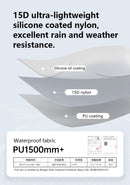 Barraca de Camping,Tenda para 2 Pessoas Ultraleve 20D para Acampamento,Pescas, à Prova D'água.