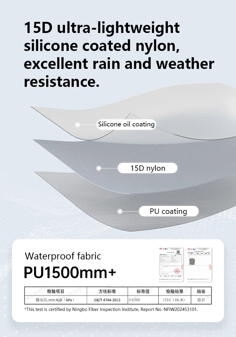 Barraca de Camping,Tenda para 2 Pessoas Ultraleve 20D para Acampamento,Pescas, à Prova D'água.