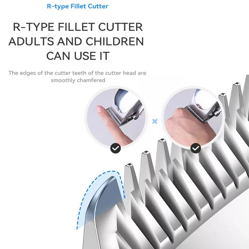 Máquina de Corte Original VGR, Electric Hair Clipper Kit, Recarregável.