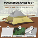 Barraca de Camping,Tenda para 2 Pessoas Ultraleve 20D para Acampamento,Pescas, à Prova D'água.