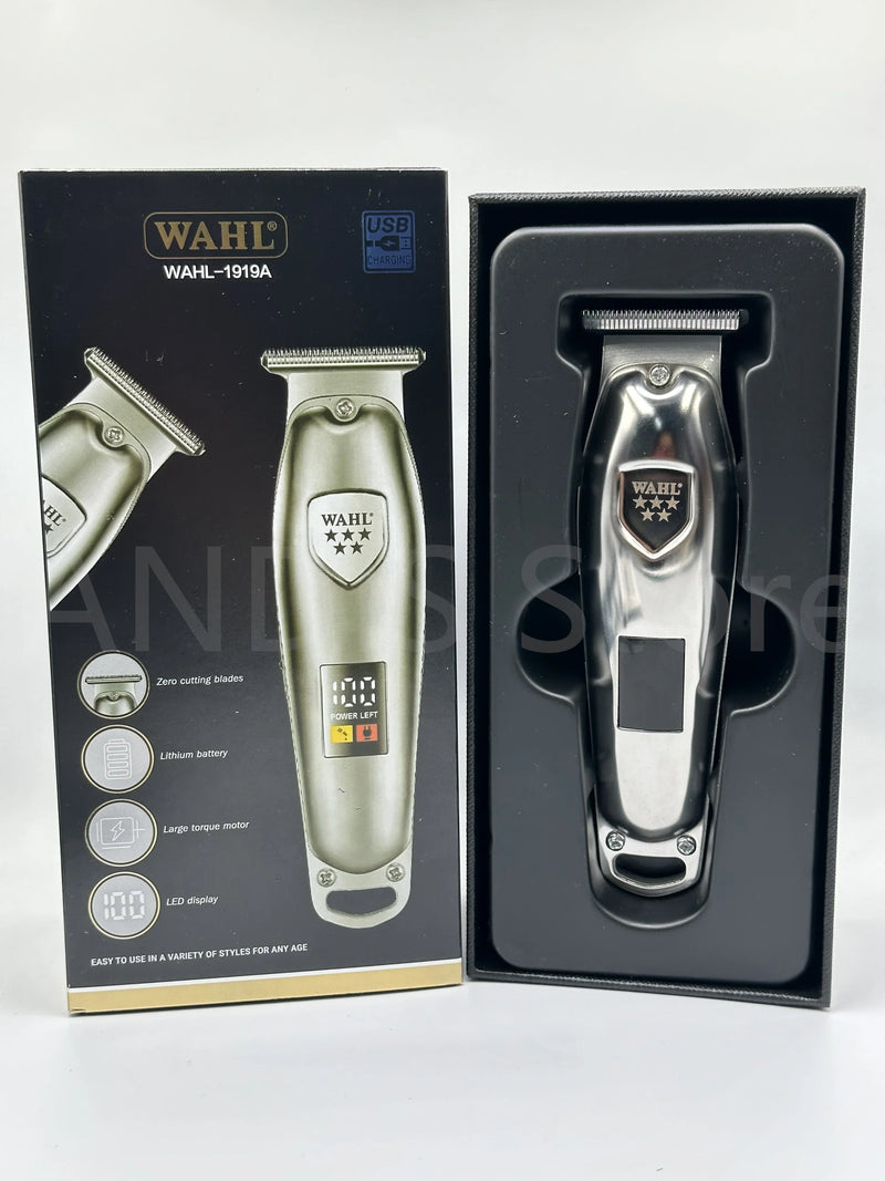 Máquina de Cortar Cabelo Wahl 1919a Original, Durável, Ferramenta de Corte Afiada para Meninos e Meninas, Estilo de Salão de Beleza com Display Lcd