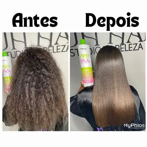 Kit Progressiva Shampoo E Gloss 300ml Proliss - MyPhios