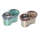 Mop giratório automático do agregado familiar com cubeta seca e molhada dupla-uso sala de estar banheiro piso de madeira limpeza microfibra magia mop