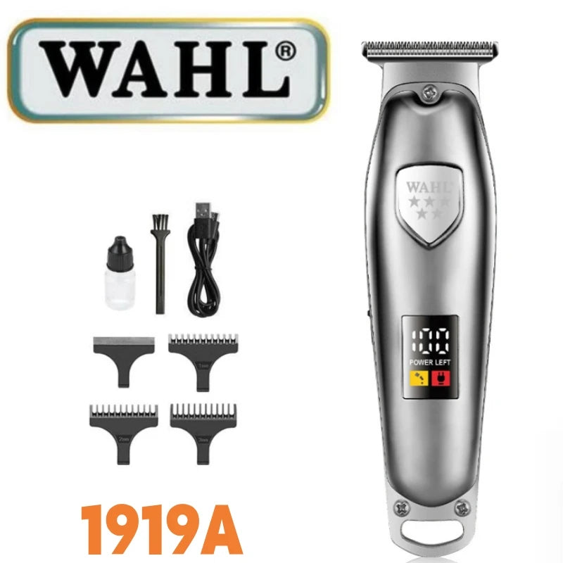 Máquina de Cortar Cabelo Wahl 1919a Original, Durável, Ferramenta de Corte Afiada para Meninos e Meninas, Estilo de Salão de Beleza com Display Lcd