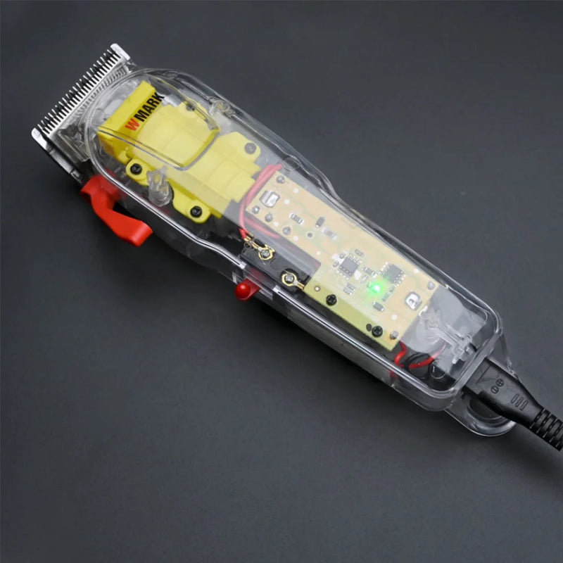 WMARK NG-108 Hair Trimmer Hair Cutting Machine Rechargeable Barber Transparent Style Professional Cordless Hair Clippers Shaving