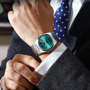 Relógio masculino de luxo POEDAGAR, à prova d'água, luminoso, com data e dia da semana, em aço inoxidável, estilo casual, com mecanismo de quartzo.