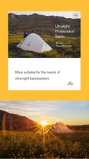 Barraca de Camping,Tenda para 2 Pessoas Ultraleve 20D para Acampamento,Pescas, à Prova D'água.