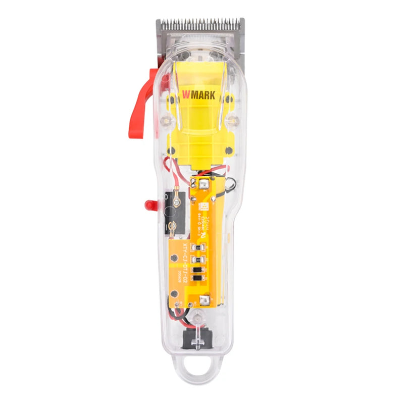 WMARK NG-108 Hair Trimmer Hair Cutting Machine Rechargeable Barber Transparent Style Professional Cordless Hair Clippers Shaving