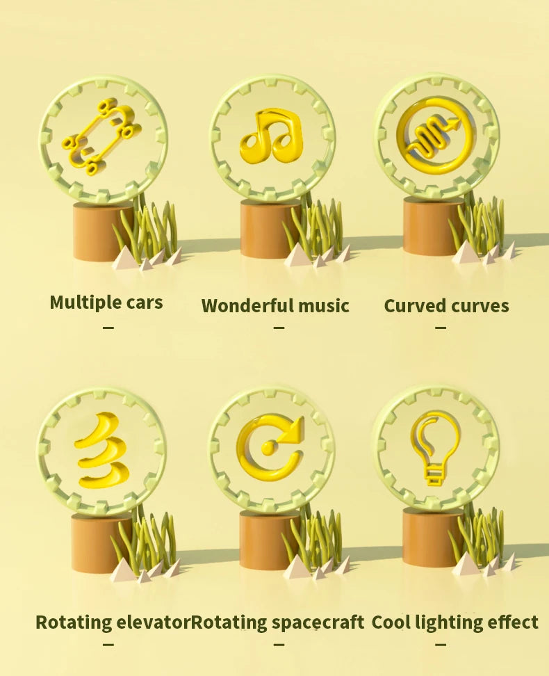 Pista de Corrida com Montanha Russa o Brinquedo que é o Sonho das Crianças.⭐🤩