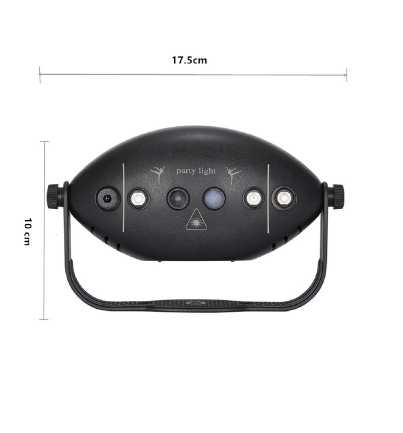 Projetor estroboscópica, Luzes de discoteca rgb para palco,dj, festa a luz laser em clube, casa e etc.