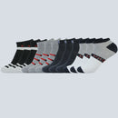 Kit com 12 Meia Masculina Curta de Várias Corres,Meias de Algodão Brasileira