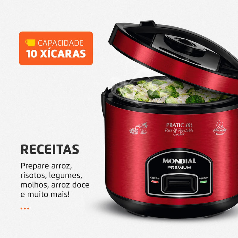 Produto Original Elétrico Mondial Pratic Premium 10 Litros PE-46-10X Panela 220V