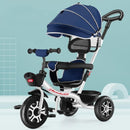 Carrinho de Bebê Triciclo Infantil, Bicicleta Leve, Caminhada, 3 Rodas, 1-3-6 Anos de Idade, Entrega Rápida