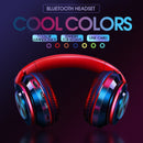 Fone de Ouvido Sem Fio B39 Headphone With Wireless Bluetooth Colorful Light Pluggable Card Game Music Movement
