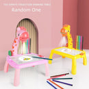 Mesa Projector LED Board da Girafa ,Mesa Educacional Para Crianças.