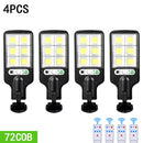 Luzes LED,Carregamento ao Ar Livre,IP65 à Prova D`Água,Com 3 Modo,Sensor De Movimento,Iluminação Sem Gastar Energia Elétrica,Luz da Energia Solar Para Clarear Seu Jardim.