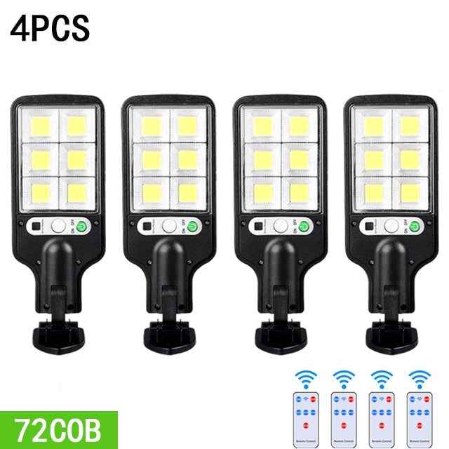 Luzes LED,Carregamento ao Ar Livre,IP65 à Prova D`Água,Com 3 Modo,Sensor De Movimento,Iluminação Sem Gastar Energia Elétrica,Luz da Energia Solar Para Clarear Seu Jardim.