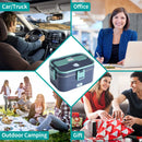 Marmita Aquecedora de Alimentos de 80W Portátil,Recipiente de 1,8L