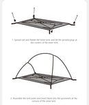 Barraca de Camping,Tenda para 2 Pessoas Ultraleve 20D para Acampamento,Pescas, à Prova D'água.