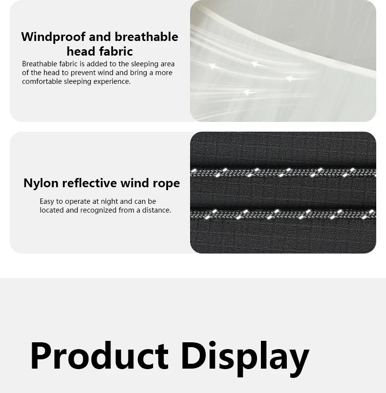 Barraca de Camping,Tenda para 2 Pessoas Ultraleve 20D para Acampamento,Pescas, à Prova D'água.