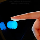 Tampas de válvula do pneu do carro, tampa do ar, fluorescente, segurança, tampa do núcleo para caminhão, SUV, motocicletas, bicicleta, luminoso, 4 pcs