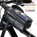 Case Para Por Na Bicicleta ele Protege a Tela Do Celular Sensível ao toque,à prova d`água ciclismo topo tubo dianteiro quadro mtb road bike saco 7.2 caso do telefone acessórios da bicicleta