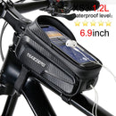 Case Para Por Na Bicicleta ele Protege a Tela Do Celular Sensível ao toque,à prova d`água ciclismo topo tubo dianteiro quadro mtb road bike saco 7.2 caso do telefone acessórios da bicicleta
